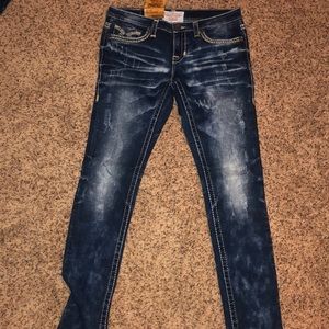 Big star low rise skinny jeans